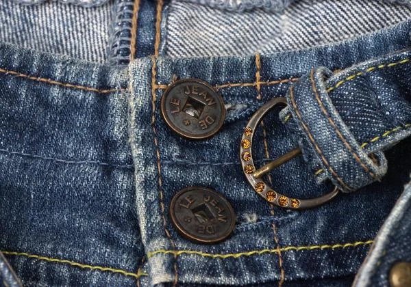 LE JEAN DE MARITHE FRANCOIS GIRBAUD Studs Belt Flare Jeans  K-146846_005