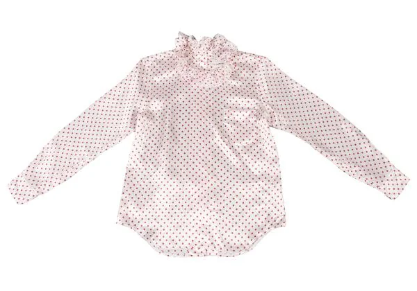 COMME des GARCONS GIRL Dot Print Back Button Blouse K-146876_002