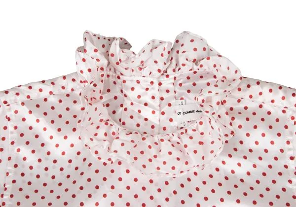 COMME des GARCONS GIRL Dot Print Back Button Blouse K-146876_005