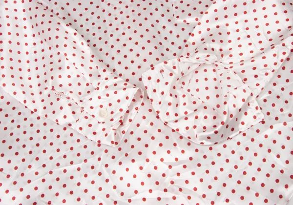 COMME des GARCONS GIRL Dot Print Back Button Blouse K-146876_009