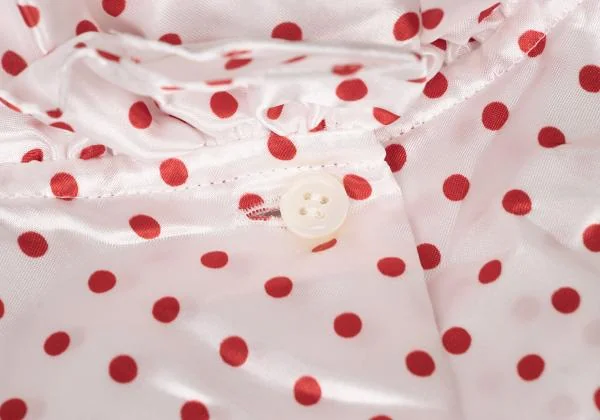 COMME des GARCONS GIRL Dot Print Back Button Blouse K-146876_014