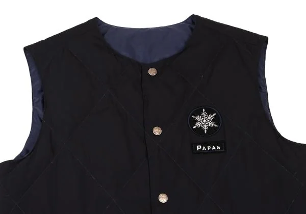 Papas Nylon Quilting Down Vest K-146897_002
