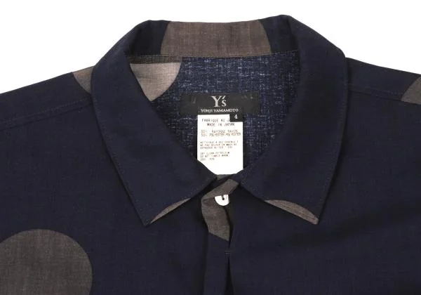 Y's Dot See-through Design Shirt K-146932_003
