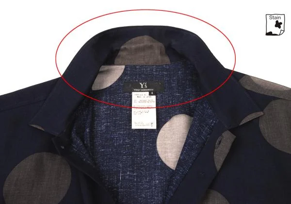 Y's Dot See-through Design Shirt K-146932_004