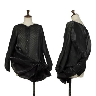 ISSEY MIYAKE Vertical Pleated Detachable Cardigan