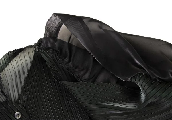 ISSEY MIYAKE Vertical Pleated Detachable Cardigan K-146938_007