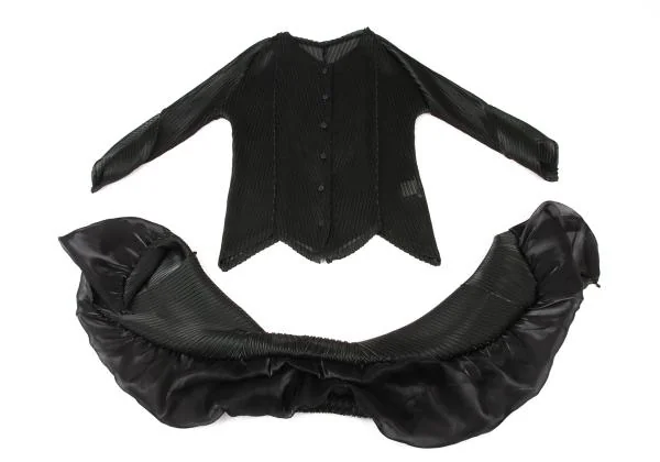 ISSEY MIYAKE Vertical Pleated Detachable Cardigan K-146938_012