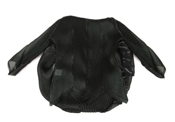 ISSEY MIYAKE Vertical Pleated Detachable Cardigan K-146938_014