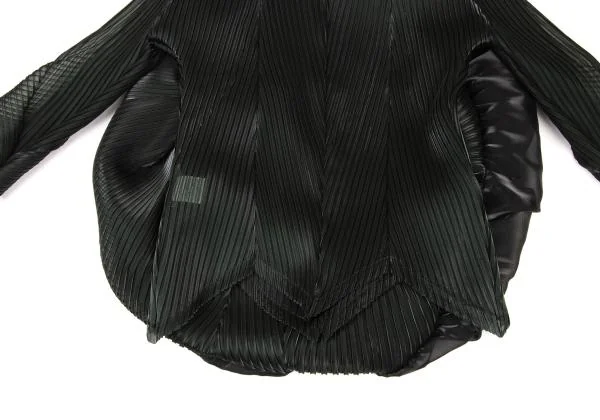 ISSEY MIYAKE Vertical Pleated Detachable Cardigan K-146938_015