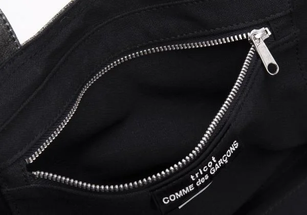 tricot COMME des GARCONS Cracked Leather Big Studs Hand Bag K-146946_011