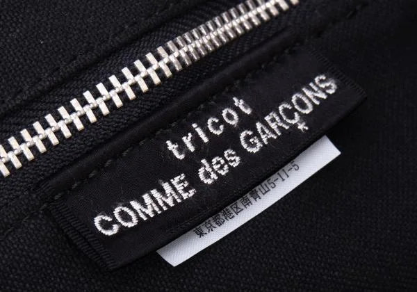 tricot COMME des GARCONS Cracked Leather Big Studs Hand Bag K-146946_013