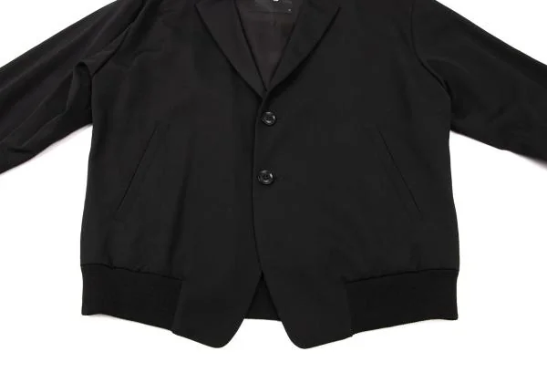 Y's Wool Gabardine Rib Switching Tailored Jacket K-146951_007