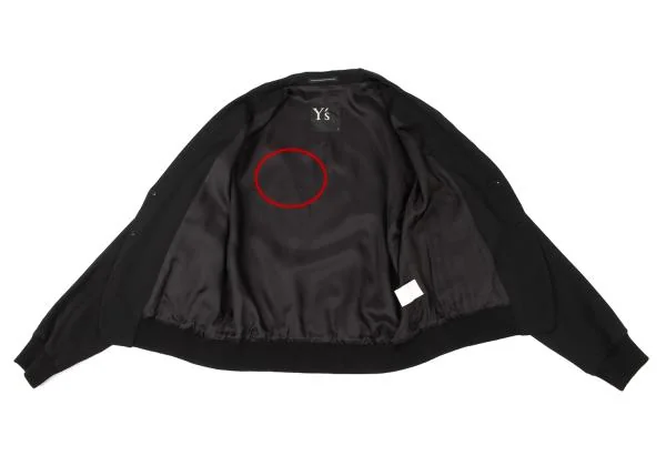 Y's Wool Gabardine Rib Switching Tailored Jacket K-146951_010