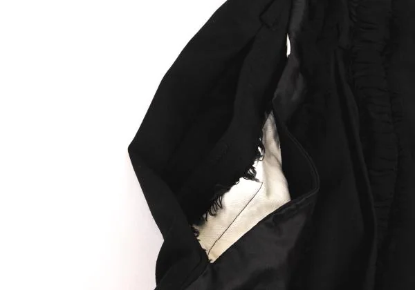 COMME des GARCONS Mesh Floral Corsage Embellished Wide Pants K-146954_004