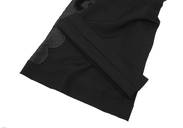 COMME des GARCONS Mesh Floral Corsage Embellished Wide Pants K-146954_010