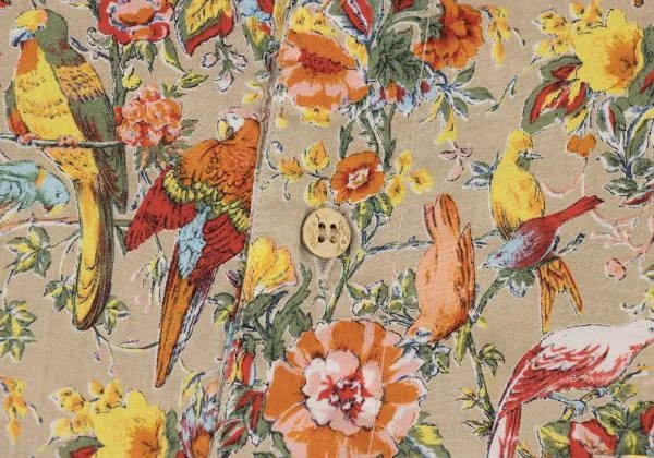 Papas Floral Birds Printed Short Sleeve Shirt K-146976_005