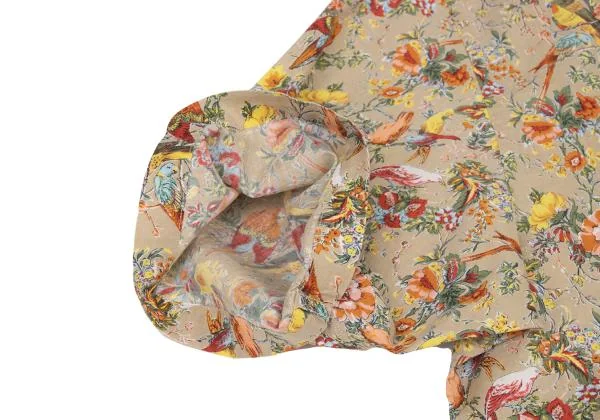 Papas Floral Birds Printed Short Sleeve Shirt K-146976_009