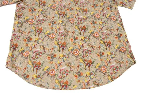 Papas Floral Birds Printed Short Sleeve Shirt K-146976_010