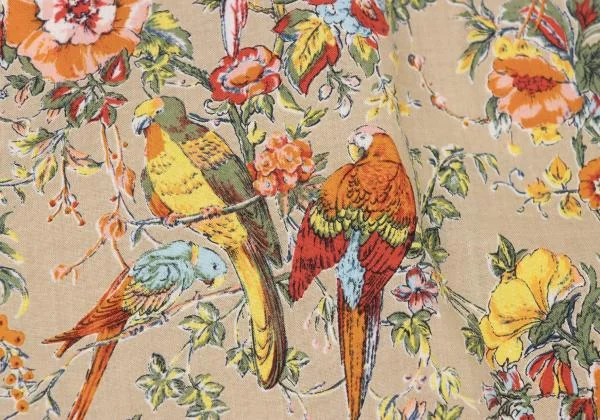 Papas Floral Birds Printed Short Sleeve Shirt K-146976_011