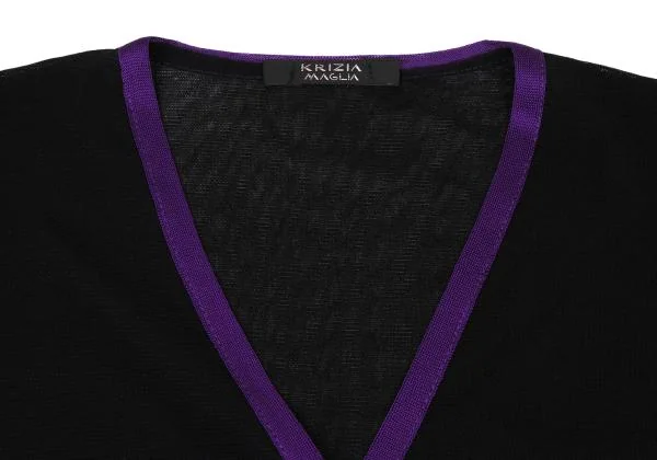 KRIZIA Layered Mesh Cardigan K-146980_004