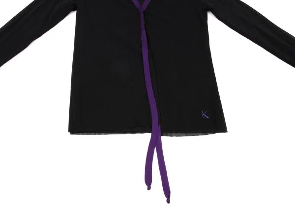 KRIZIA Layered Mesh Cardigan K-146980_008