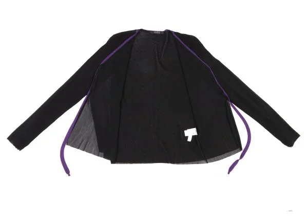 KRIZIA Layered Mesh Cardigan K-146980_012