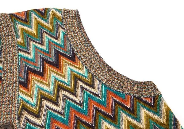MISSONI Colorful Herringbone Knit Vest K-146987_004