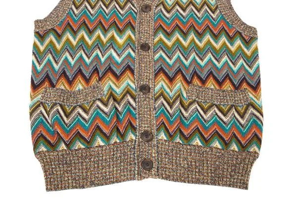 MISSONI Colorful Herringbone Knit Vest K-146987_005