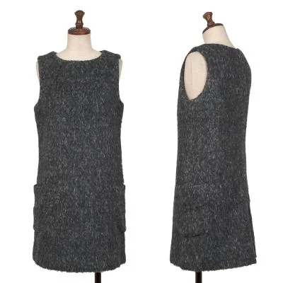sunaokuwahara I.S. Wool Nylon Sleeveless Knit Tunic