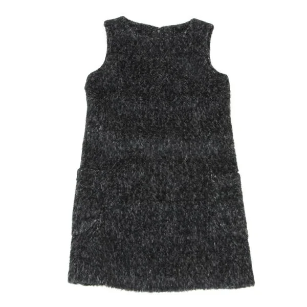 sunaokuwahara I.S. Wool Nylon Sleeveless Knit Tunic K-146996_002