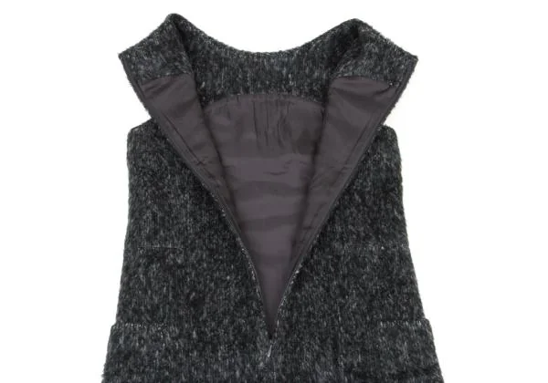 sunaokuwahara I.S. Wool Nylon Sleeveless Knit Tunic K-146996_014