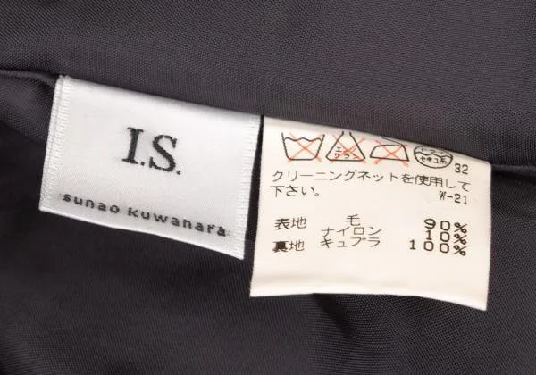 sunaokuwahara I.S. Wool Nylon Sleeveless Knit Tunic K-146996_017