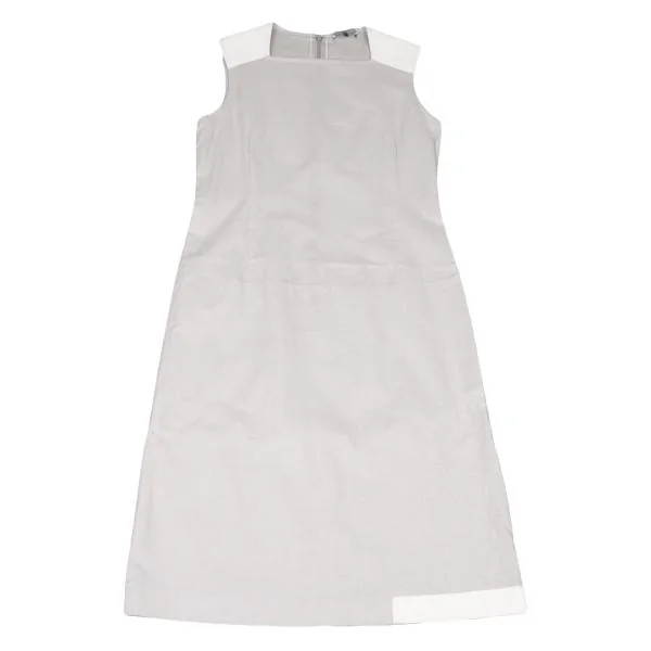 gigli Linen Cotton Coating Switching Sleeveless Dress K-146999_002