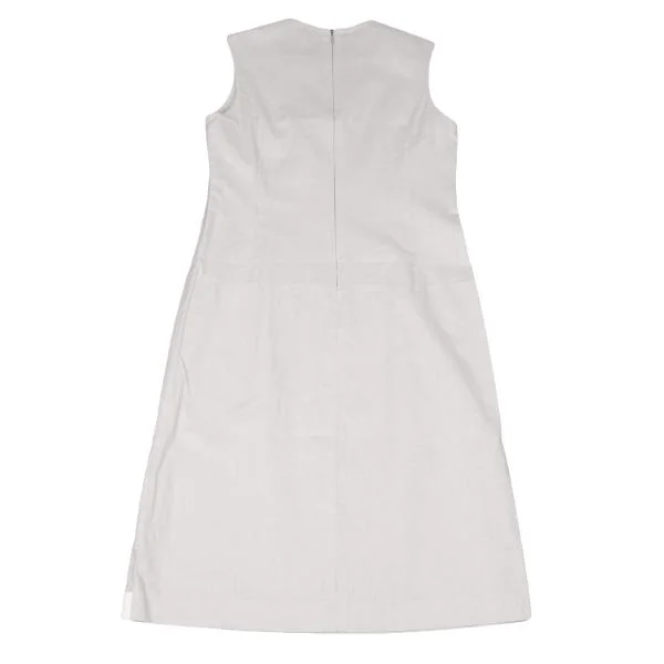 gigli Linen Cotton Coating Switching Sleeveless Dress K-146999_009
