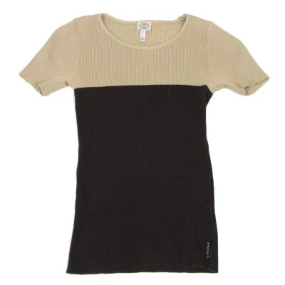 ARMANI JEANS Bicolor Ribbed T-shirt