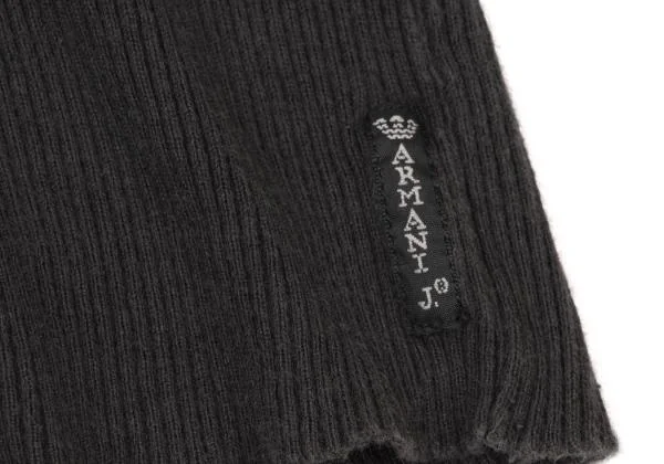 アルマーニジーンズARMANI JEANS バイカラーリブTシャツ ベージュ黒40 K-147002_006