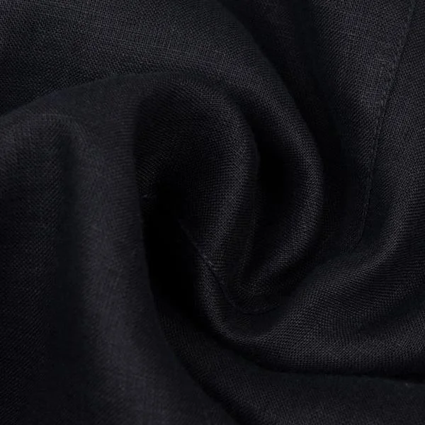 エンポリオアルマーニEMPORIO ARMANI リネン半袖シャツ 紺42 K-147004_014