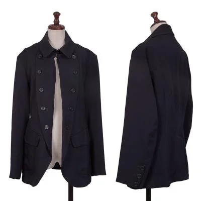 LIMI feu リミフゥ 22AW ギャバジンマルチジップデザイン