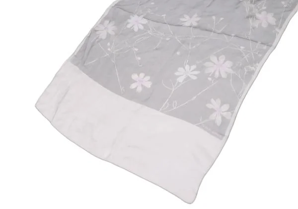 EMPORIO ARMANI Silk Floral Printed See-Through Stole K-147015_003