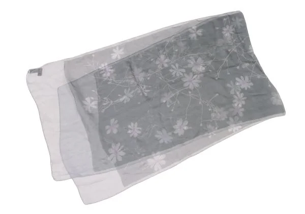 EMPORIO ARMANI Silk Floral Printed See-Through Stole K-147015_006
