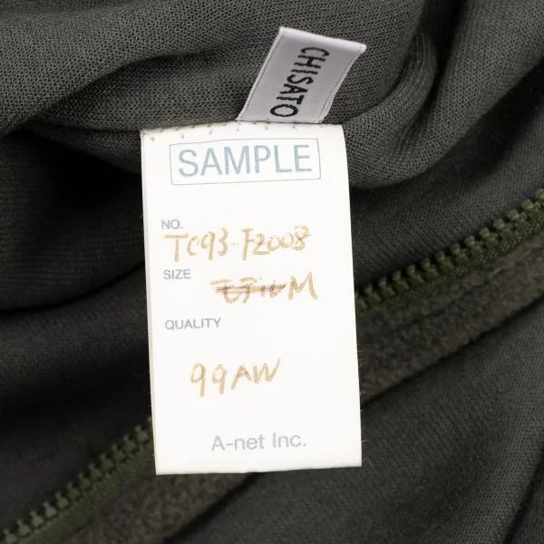 TSUMORI CHISATO Zip Design Fleece Stole K-147016_010
