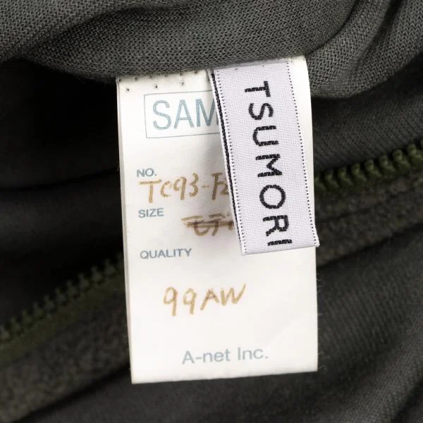 TSUMORI CHISATO Zip Design Fleece Stole K-147016_011