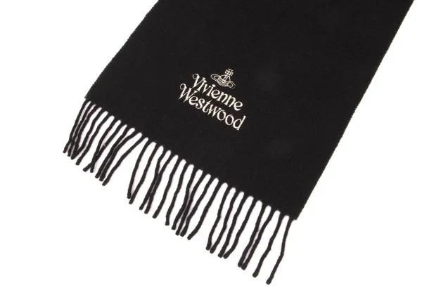 Vivienne Westwood Logo Embroidery Wool Stole K-147021_003