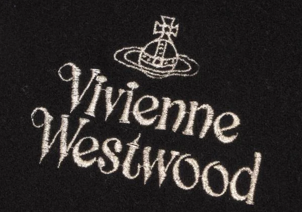 Vivienne Westwood Logo Embroidery Wool Stole K-147021_004