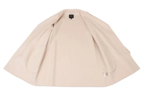 Theory Cashmere Blended Buttonless Wool Coat K-147024_011
