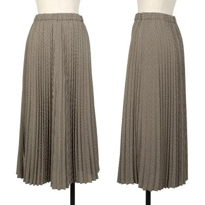 Leilian Patterned Pleats Poly Skirt