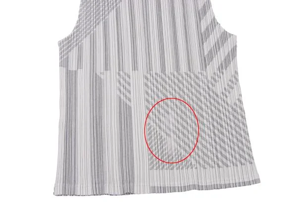 プリーツプリーズPLEATS PLEASE マルチストライプタンクトップ グレー3 K-147047_006