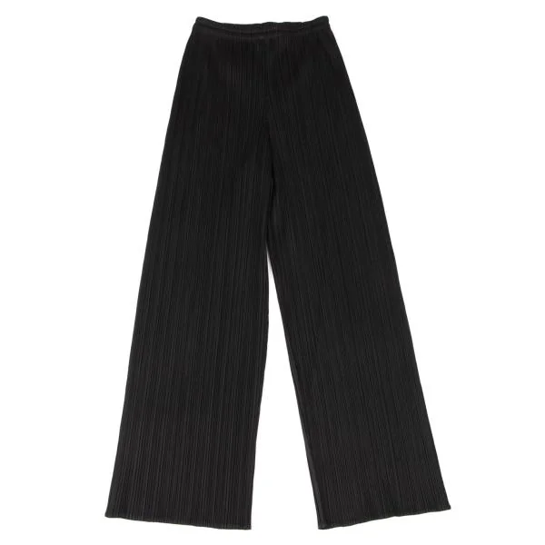 PLEATS PLEASE Pleats Straight Pants Black 1 K-147050_001