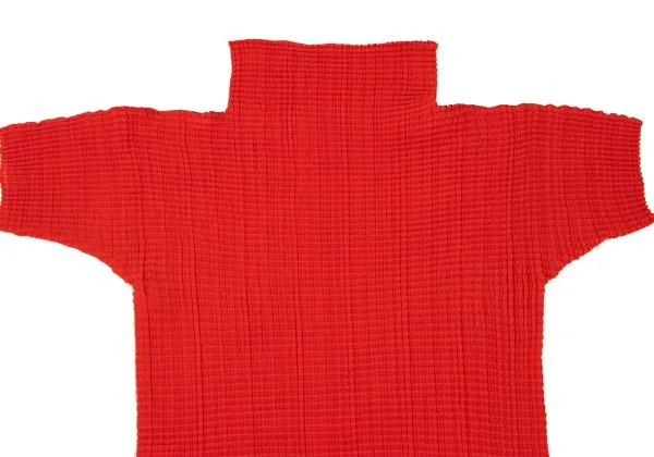 ISSEY MIYAKE Stretch Pleated High Neck T-shirt K-147057_003