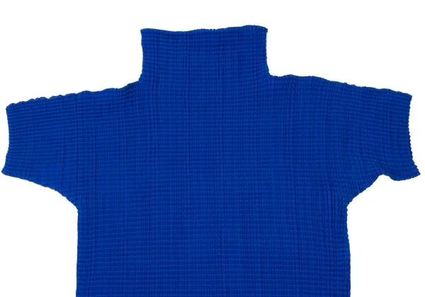 ISSEY MIYAKE Stretch Pleated High Neck T-shirt K-147058_003